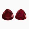 Natural Burma ruby matching pair