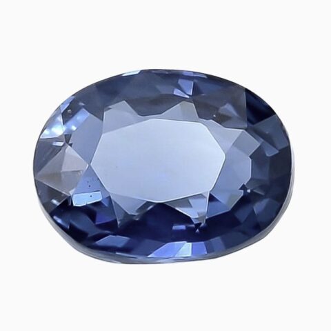 Natural cobalt blue spinel gemstone