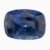 Natural cobalt blue spinel gemstone