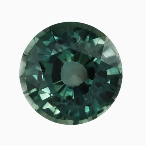 Natural green-blue sapphire