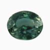 Natural green-blue sapphire gemstone
