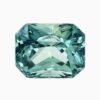 Natural green-blue sapphire gemstone