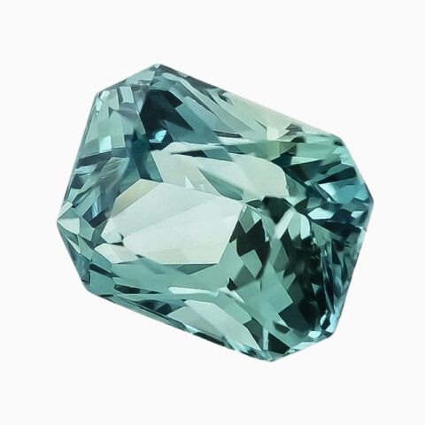 Natural green-blue sapphire