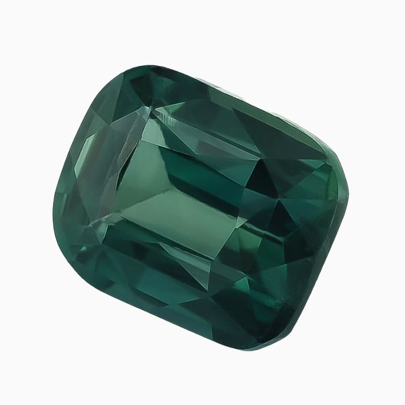 Natural green-blue sapphire