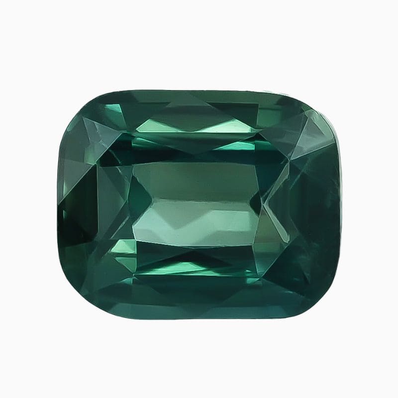 Natural green-blue sapphire