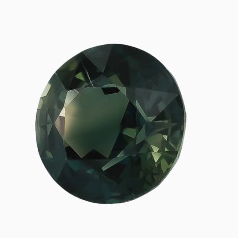 Natural green-blue sapphire