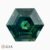 Natural green-blue sapphire gemstone