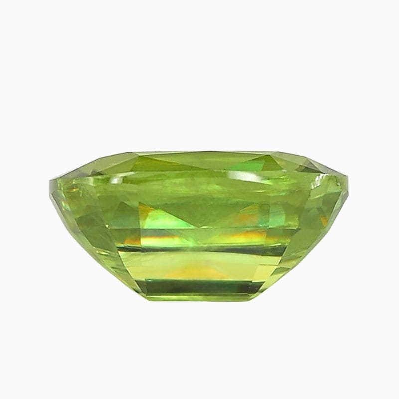 green sphene gemstone
