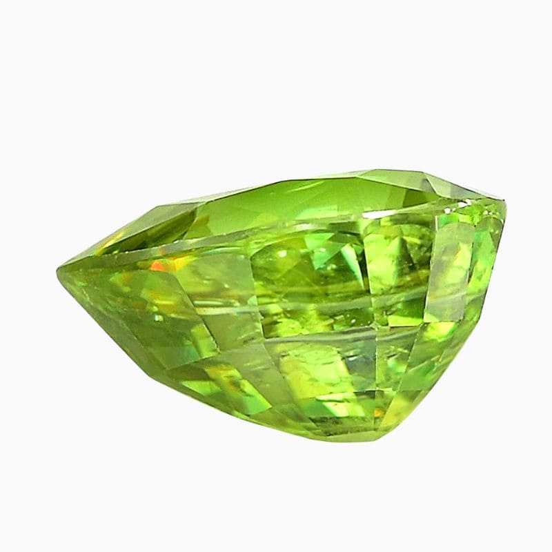 green sphene gemstone