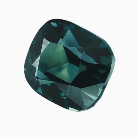 Natural unheated greenish blue sapphire