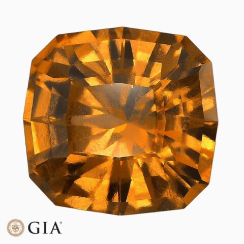 Natural Hessonite Garnet 34.72 carats with GIA Report