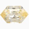 Natural yellow sapphire gemstone