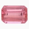 Natural orange-pink imperial topaz gemstone