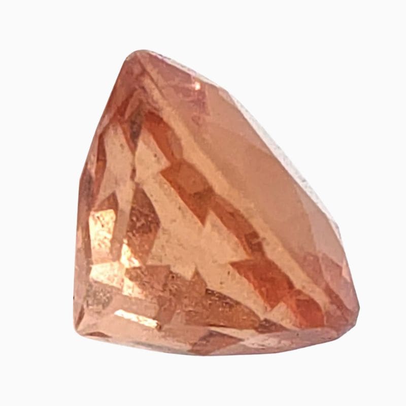 pinkish-orange imperial topaz gemstone