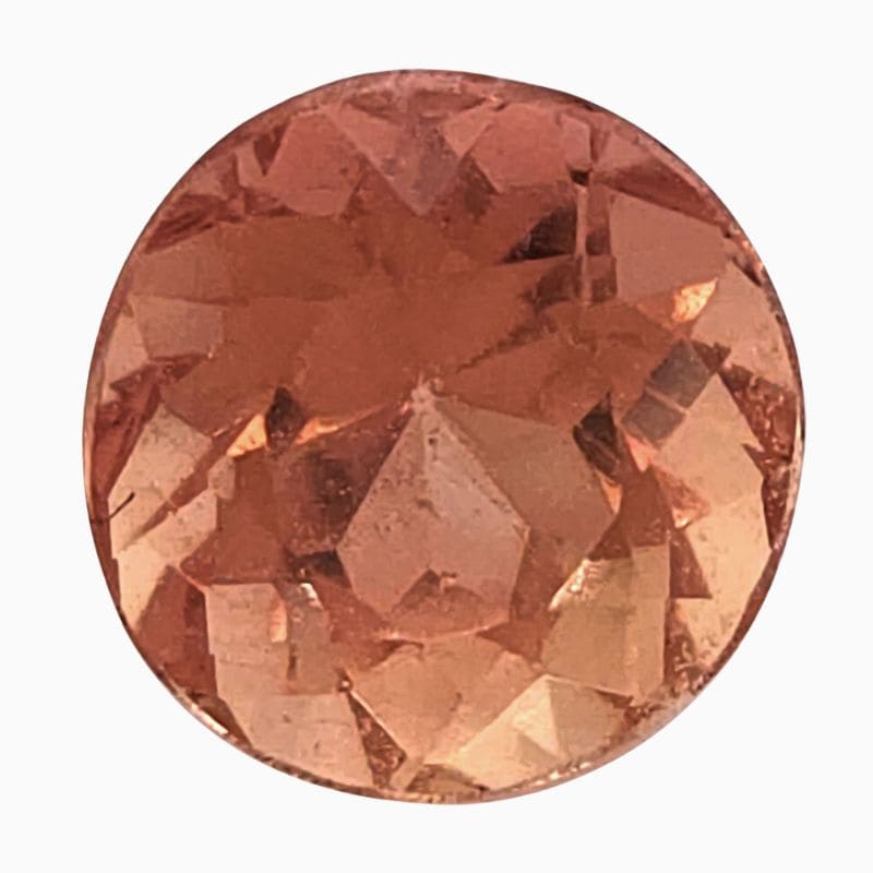 Natural pinkish-orange imperial topaz gemstone