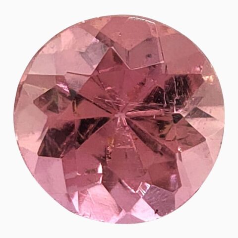 Natural orange imperial topaz gemstone