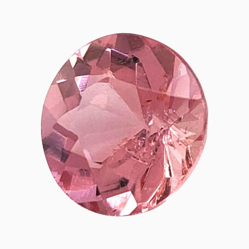 Natural orange imperial topaz gemstone