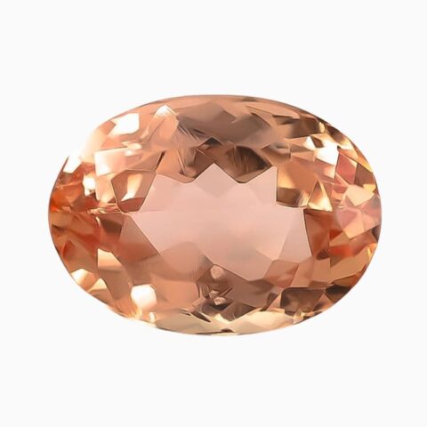 Natural pinkish-orange imperial topaz gemstone