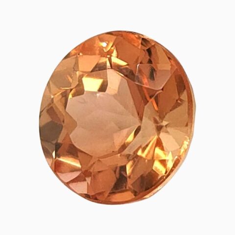 Natural yellowish-orange imperial topaz gemstone