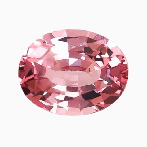 Natural pink imperial topaz gemstone