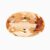 Natural orange imperial topaz gemstone