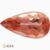Natural orange imperial topaz gemstone