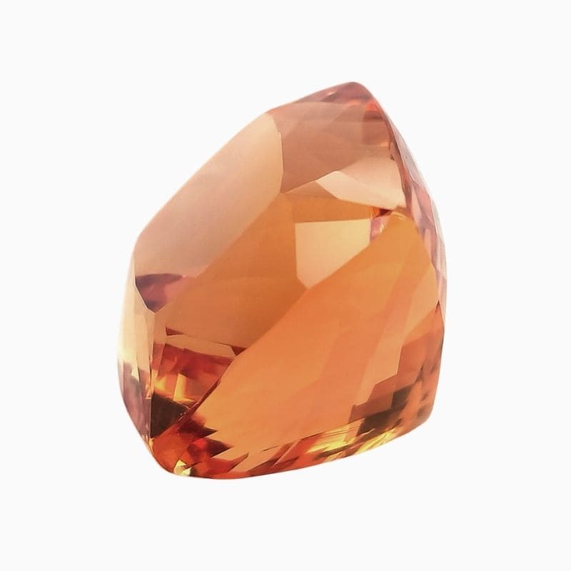 orange imperial topaz gemstone