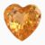 Natural yellow imperial topaz gemstone