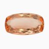 Natural orange-pink imperial topaz gemstone