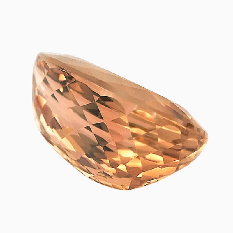orange imperial topaz gemstone