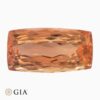 Natural peach imperial topaz gemstone