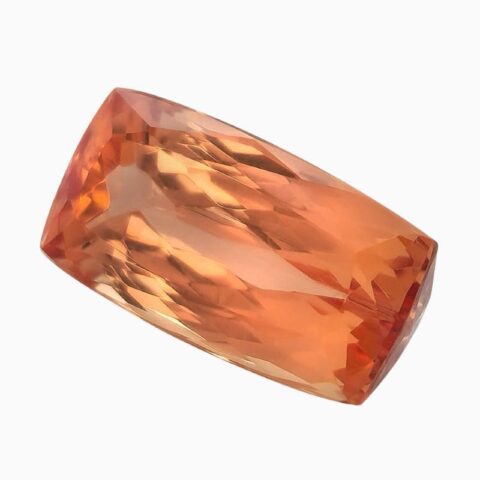 Natural peach imperial topaz gemstone