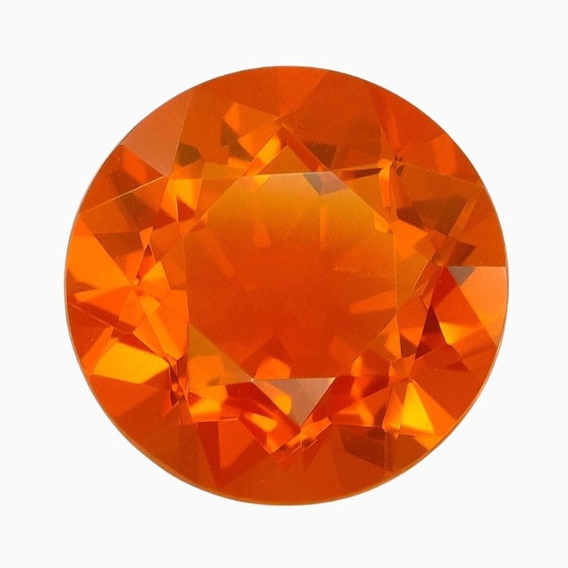 Natural Mexican fire opal gemstone