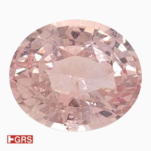 Natural padparadscha sapphire gemstone
