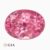 Natural padparadscha sapphire gemstone