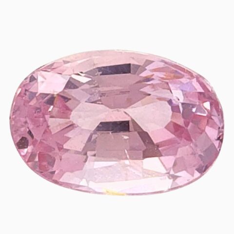 Natural peach sapphire gemstone