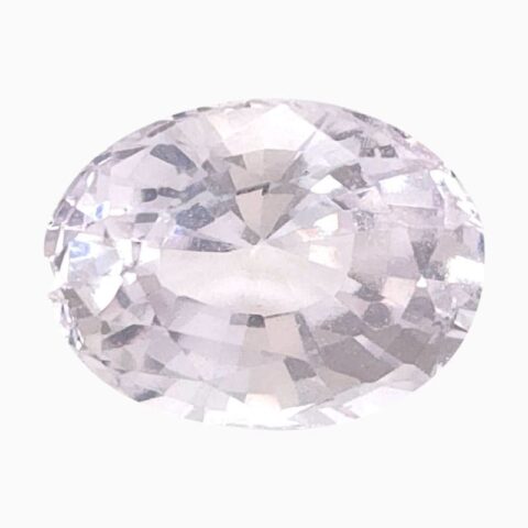 Natural peach sapphire gemstone
