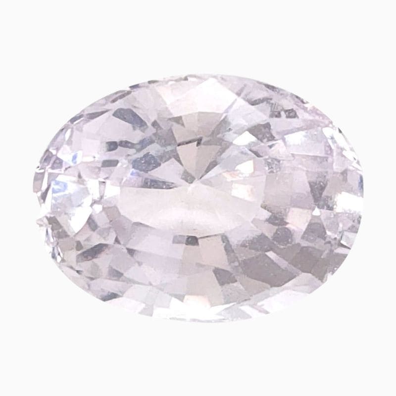 Natural peach sapphire gemstone
