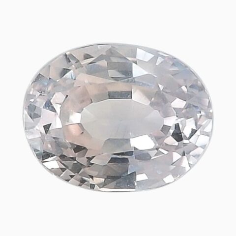 Natural peach sapphire gemstone