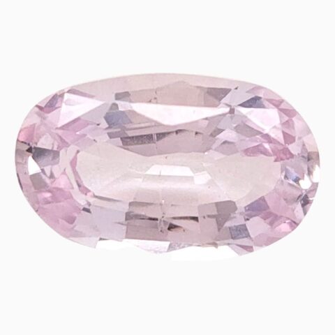 Natural peach sapphire gemstone