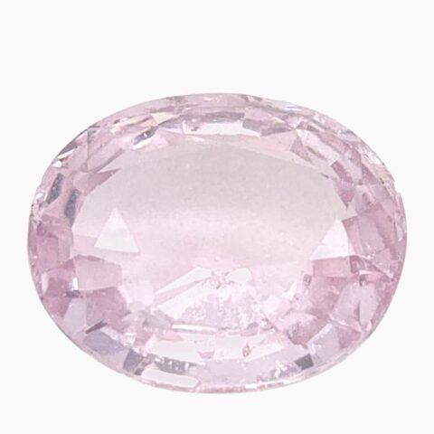 Natural peach sapphire gemstone