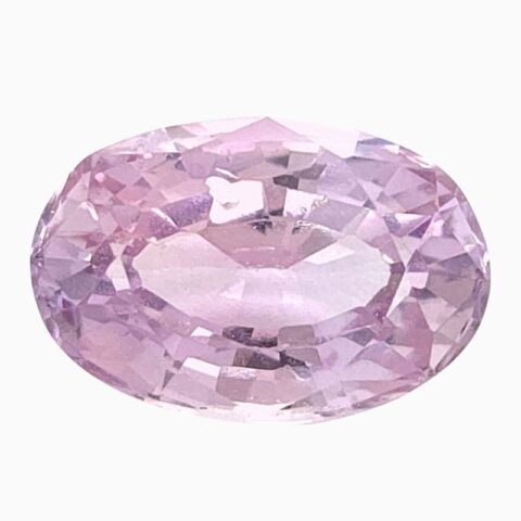 Natural peach sapphire gemstone