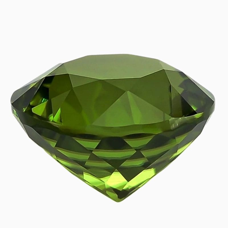 Natural peridot gemstone