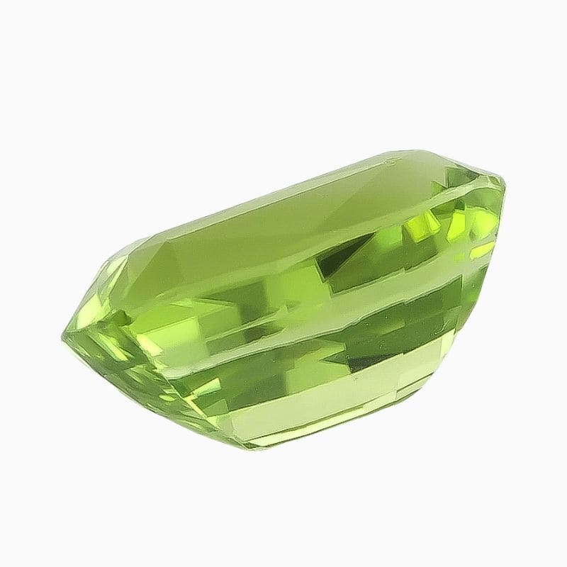 Natural peridot gemstone
