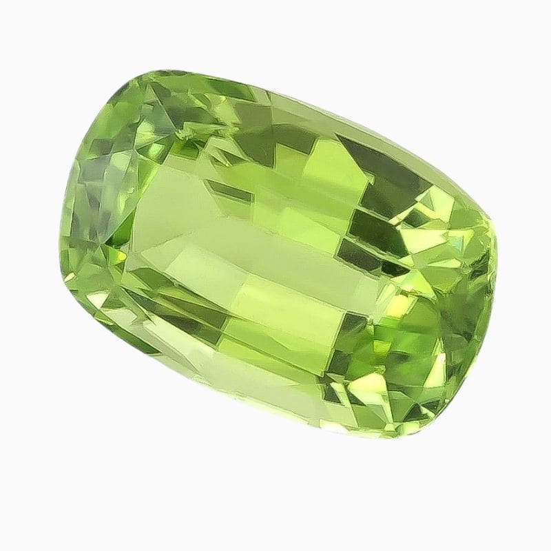Natural peridot gemstone
