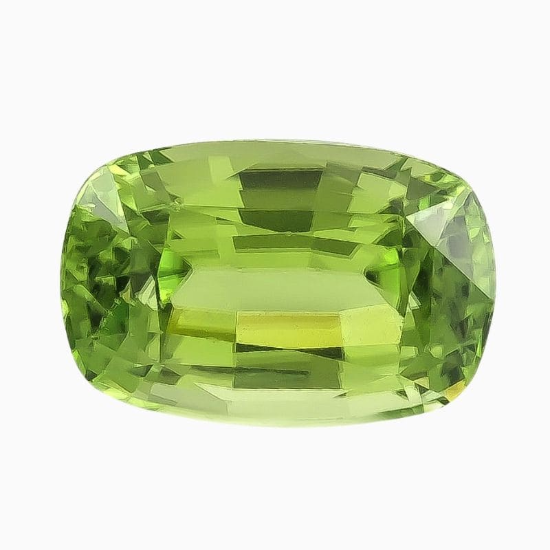 Natural peridot gemstone