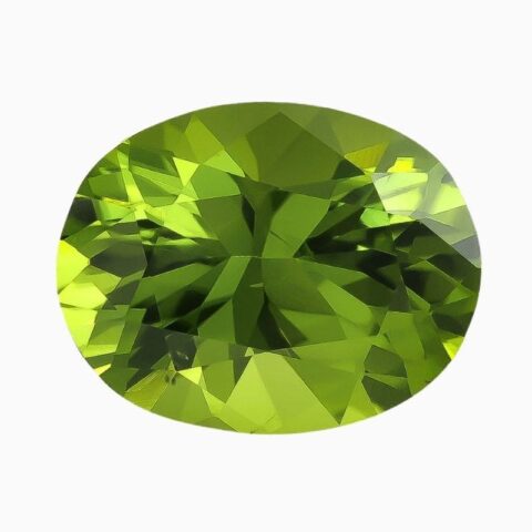 Natural peridot gemstone