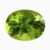 Natural peridot gemstone