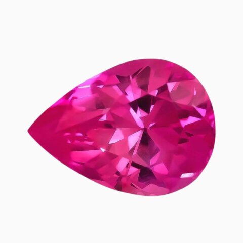 Natural pink sapphire gemstone