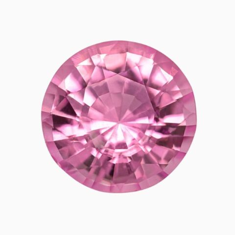 Natural pink sapphire gemstone
